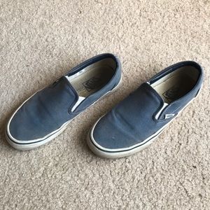 Blue Van Slip On Shoes